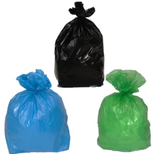 Sacs poubelle en polyéthylène - 350+165(x2)x750 50 L