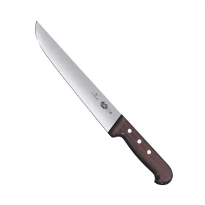 Couteau de boucher à découper Lame 28 cm Manche en Bois VICTORINOX