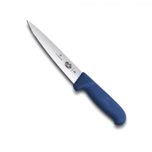 Couteau à désosser et à saigner Lame 16 cm Manche en Fibrox Bleu VICTORINOX