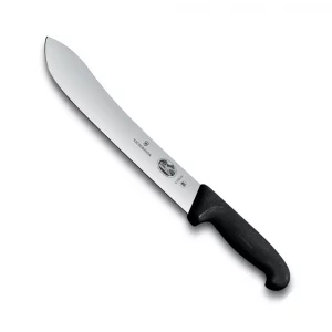 Couteau de boucher Lame 25 cm Manche en Fibrox Noir VICTORINOX